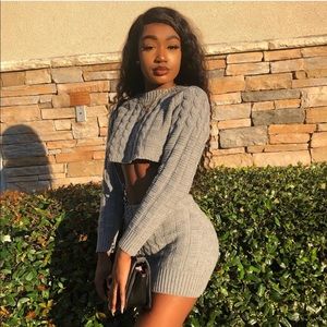 Two piece sweater set